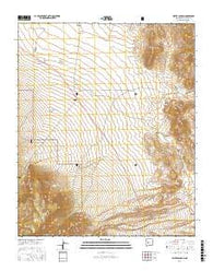 Water Canyon New Mexico Current topographic map, 1:24000 scale, 7.5 X 7.5 Minute, Year 2017