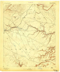 Watrous New Mexico Historical topographic map, 1:125000 scale, 30 X 30 Minute, Year 1892