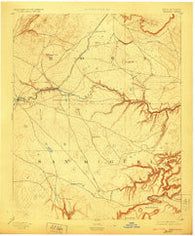 Watrous New Mexico Historical topographic map, 1:125000 scale, 30 X 30 Minute, Year 1894
