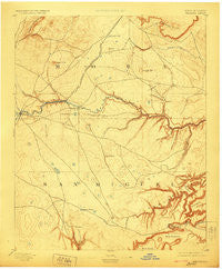 Watrous New Mexico Historical topographic map, 1:125000 scale, 30 X 30 Minute, Year 1894