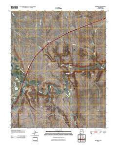 Watrous New Mexico Historical topographic map, 1:24000 scale, 7.5 X 7.5 Minute, Year 2010