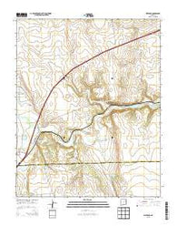 Watrous New Mexico Historical topographic map, 1:24000 scale, 7.5 X 7.5 Minute, Year 2013