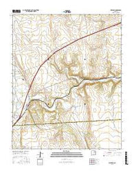 Watrous New Mexico Current topographic map, 1:24000 scale, 7.5 X 7.5 Minute, Year 2017