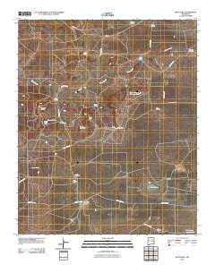 Watts Hill New Mexico Historical topographic map, 1:24000 scale, 7.5 X 7.5 Minute, Year 2010