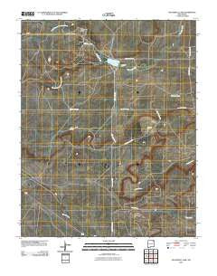 Weatherly Lake New Mexico Historical topographic map, 1:24000 scale, 7.5 X 7.5 Minute, Year 2010