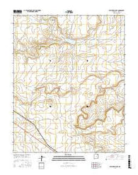 Weatherly Lake New Mexico Current topographic map, 1:24000 scale, 7.5 X 7.5 Minute, Year 2017