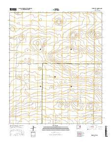 Weber City New Mexico Current topographic map, 1:24000 scale, 7.5 X 7.5 Minute, Year 2017
