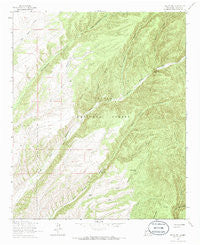 Welty Hill New Mexico Historical topographic map, 1:24000 scale, 7.5 X 7.5 Minute, Year 1964
