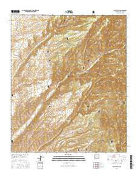 Welty Hill New Mexico Current topographic map, 1:24000 scale, 7.5 X 7.5 Minute, Year 2017