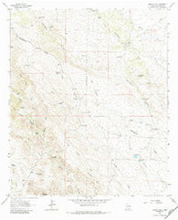 Werney Hill New Mexico Historical topographic map, 1:24000 scale, 7.5 X 7.5 Minute, Year 1963