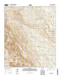 Werney Hill New Mexico Historical topographic map, 1:24000 scale, 7.5 X 7.5 Minute, Year 2013