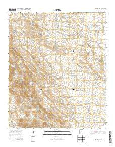 Werney Hill New Mexico Historical topographic map, 1:24000 scale, 7.5 X 7.5 Minute, Year 2013