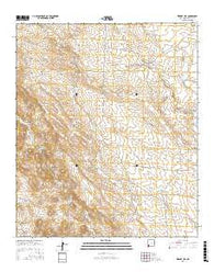 Werney Hill New Mexico Current topographic map, 1:24000 scale, 7.5 X 7.5 Minute, Year 2017