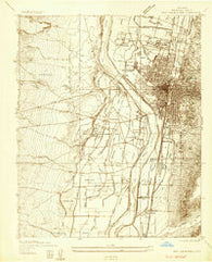 West Albuquerque New Mexico Historical topographic map, 1:24000 scale, 7.5 X 7.5 Minute, Year 1934
