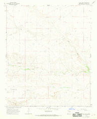 West Camp New Mexico Historical topographic map, 1:24000 scale, 7.5 X 7.5 Minute, Year 1966