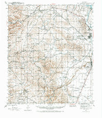 West Carlsbad New Mexico Historical topographic map, 1:62500 scale, 15 X 15 Minute, Year 1943