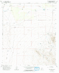 West Lime Hills New Mexico Historical topographic map, 1:24000 scale, 7.5 X 7.5 Minute, Year 1965