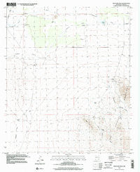 West Lime Hills New Mexico Historical topographic map, 1:24000 scale, 7.5 X 7.5 Minute, Year 1996