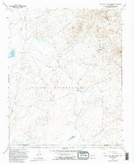 West Of La Vida Mission New Mexico Historical topographic map, 1:24000 scale, 7.5 X 7.5 Minute, Year 1966