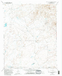 West Of La Vida Mission New Mexico Historical topographic map, 1:24000 scale, 7.5 X 7.5 Minute, Year 1966