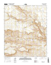 West Camp New Mexico Current topographic map, 1:24000 scale, 7.5 X 7.5 Minute, Year 2017