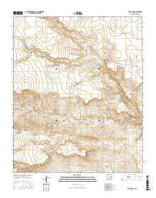 West Camp New Mexico Current topographic map, 1:24000 scale, 7.5 X 7.5 Minute, Year 2017