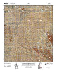 West Lime Hills New Mexico Historical topographic map, 1:24000 scale, 7.5 X 7.5 Minute, Year 2010