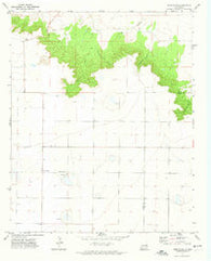 Wheatland New Mexico Historical topographic map, 1:24000 scale, 7.5 X 7.5 Minute, Year 1971