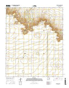 Wheatland New Mexico Current topographic map, 1:24000 scale, 7.5 X 7.5 Minute, Year 2017