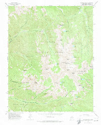 Wheeler Peak New Mexico Historical topographic map, 1:24000 scale, 7.5 X 7.5 Minute, Year 1963