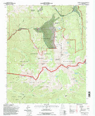 Wheeler Peak New Mexico Historical topographic map, 1:24000 scale, 7.5 X 7.5 Minute, Year 1995