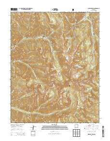 Wheeler Peak New Mexico Current topographic map, 1:24000 scale, 7.5 X 7.5 Minute, Year 2013
