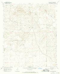 White Flat SE New Mexico Historical topographic map, 1:24000 scale, 7.5 X 7.5 Minute, Year 1967