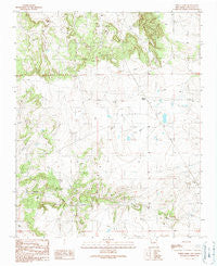 White Lakes New Mexico Historical topographic map, 1:24000 scale, 7.5 X 7.5 Minute, Year 1990