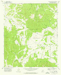 White Oaks North New Mexico Historical topographic map, 1:24000 scale, 7.5 X 7.5 Minute, Year 1973