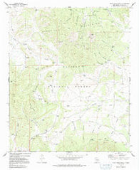 White Oaks North New Mexico Historical topographic map, 1:24000 scale, 7.5 X 7.5 Minute, Year 1973