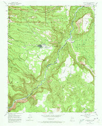 White Rock New Mexico Historical topographic map, 1:24000 scale, 7.5 X 7.5 Minute, Year 1952