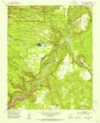 White Rock New Mexico Historical topographic map, 1:24000 scale, 7.5 X 7.5 Minute, Year 1952