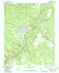 White Rock New Mexico Historical topographic map, 1:24000 scale, 7.5 X 7.5 Minute, Year 1984