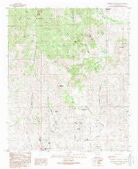 White Rock Mountain New Mexico Historical topographic map, 1:24000 scale, 7.5 X 7.5 Minute, Year 1989