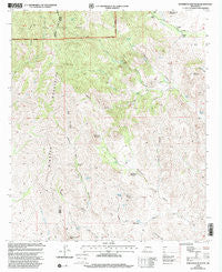White Rock Mountain New Mexico Historical topographic map, 1:24000 scale, 7.5 X 7.5 Minute, Year 1999