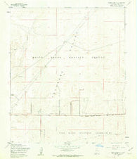 White Sands NE New Mexico Historical topographic map, 1:24000 scale, 7.5 X 7.5 Minute, Year 1955