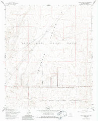 White Sands NE New Mexico Historical topographic map, 1:24000 scale, 7.5 X 7.5 Minute, Year 1955