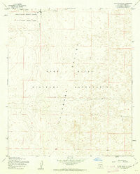 White Sands SE New Mexico Historical topographic map, 1:24000 scale, 7.5 X 7.5 Minute, Year 1955