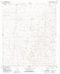 White Sands SE New Mexico Historical topographic map, 1:24000 scale, 7.5 X 7.5 Minute, Year 1955