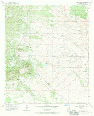 White Signal New Mexico Historical topographic map, 1:24000 scale, 7.5 X 7.5 Minute, Year 1950