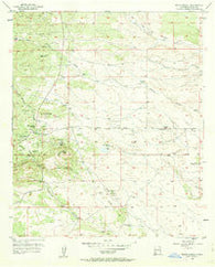 White Signal New Mexico Historical topographic map, 1:24000 scale, 7.5 X 7.5 Minute, Year 1950