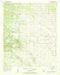 White Signal New Mexico Historical topographic map, 1:24000 scale, 7.5 X 7.5 Minute, Year 1950