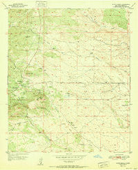 White Signal New Mexico Historical topographic map, 1:24000 scale, 7.5 X 7.5 Minute, Year 1951