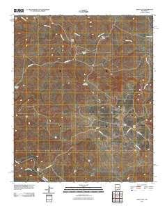 White Flat New Mexico Historical topographic map, 1:24000 scale, 7.5 X 7.5 Minute, Year 2010